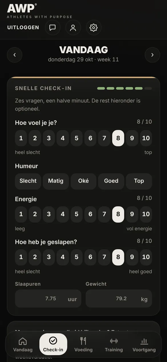 De snelle check-in